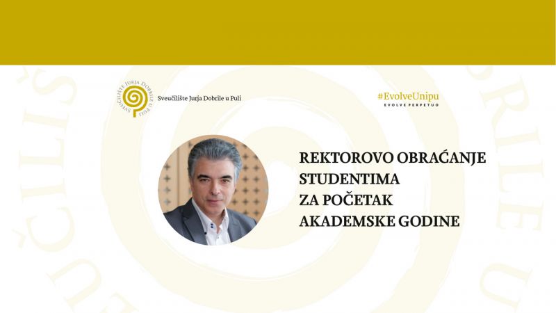 Čestitka rektora za početak...